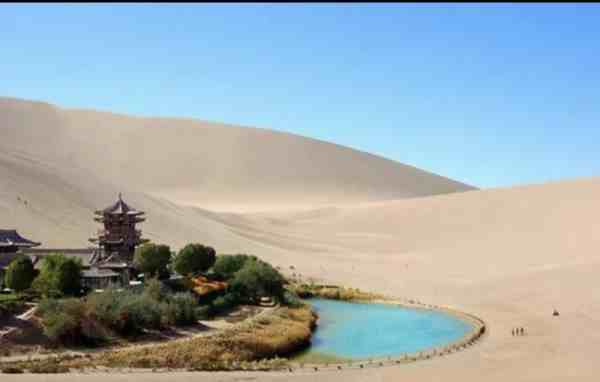 ???????敦煌研學(xué)基地鳴沙山月牙泉